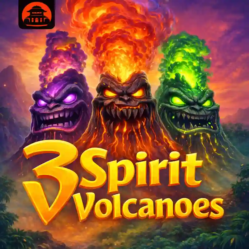 3 Spirit Volcanoes slot game banner